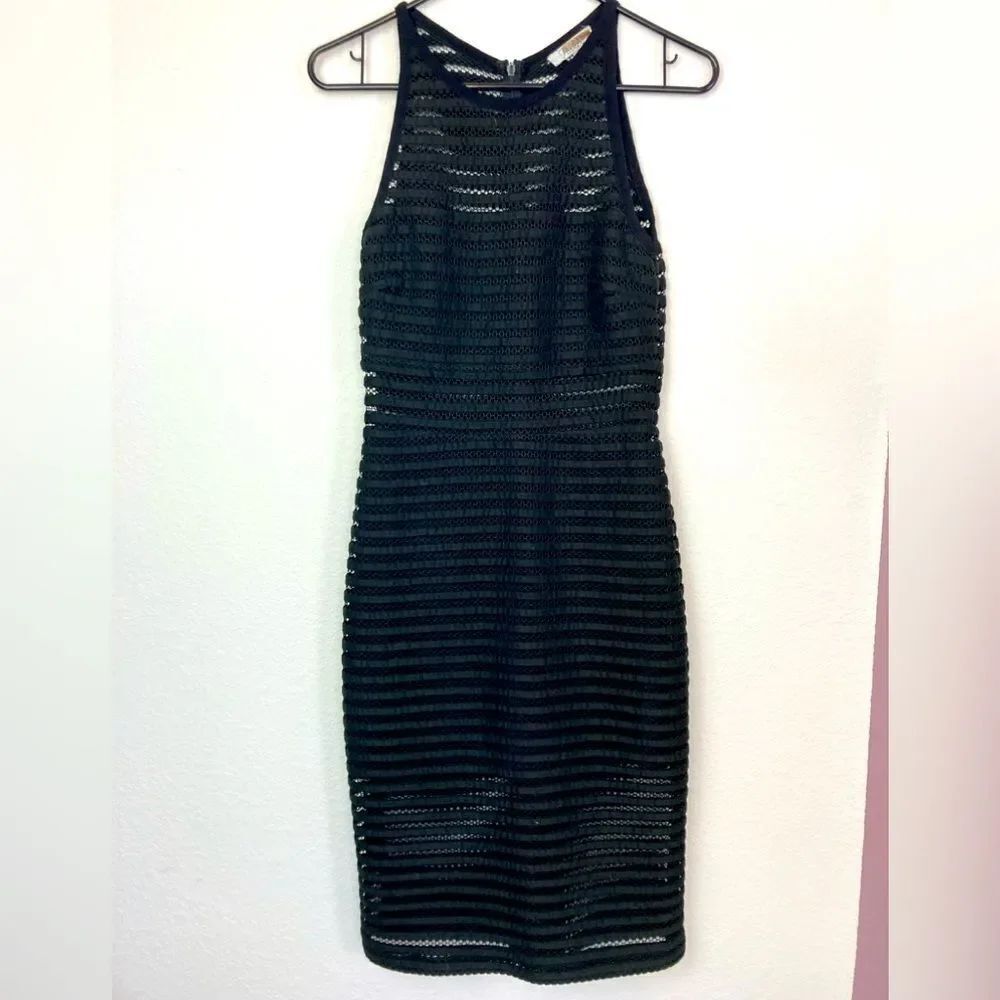 Parker lace mesh Bodycon selective sheer/ lined sexy LBD